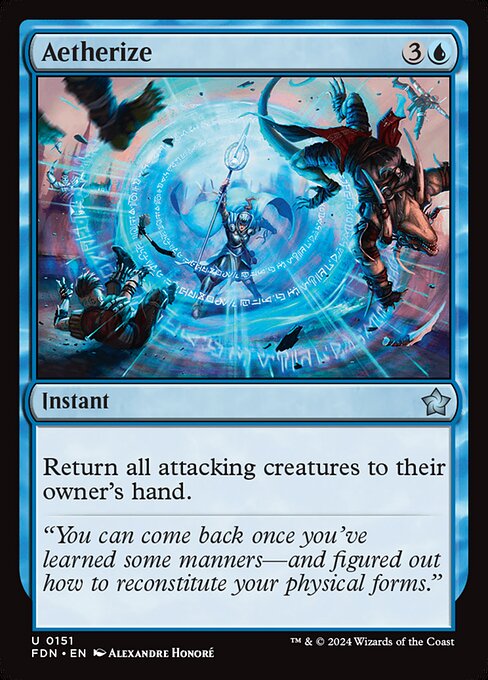MTG Aetherize FDN 151 Regular Foil