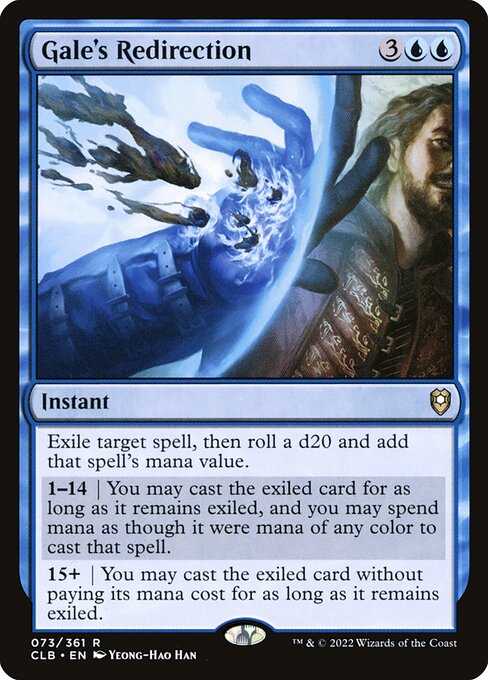 MTG Gale's Redirection CLB 073 Regular Nonfoil