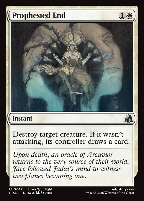 MTG Prophesied End FRA 017 Standard Foil front