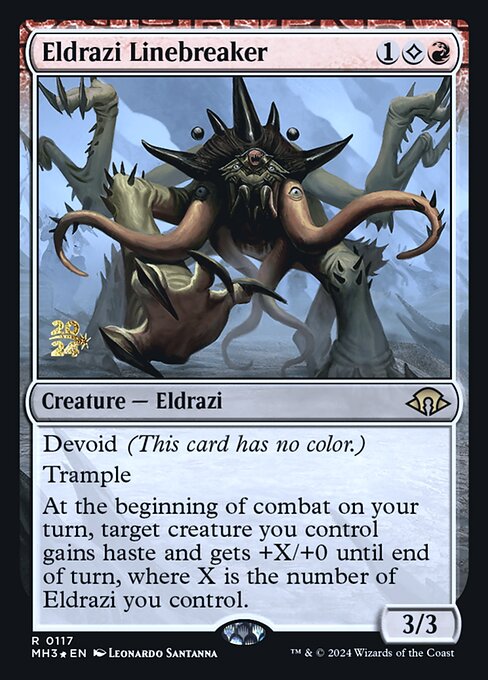 MTG Eldrazi Linebreaker PMH3 117s Prerelease Foil