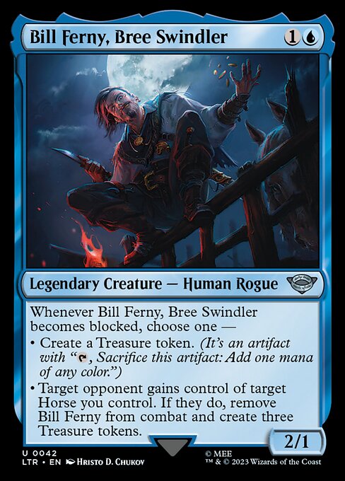 MTG Bill Ferny, Bree Swindler LTR 042 Regular Nonfoil
