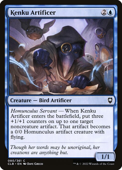 MTG Kenku Artificer CLB 080 Regular Foil