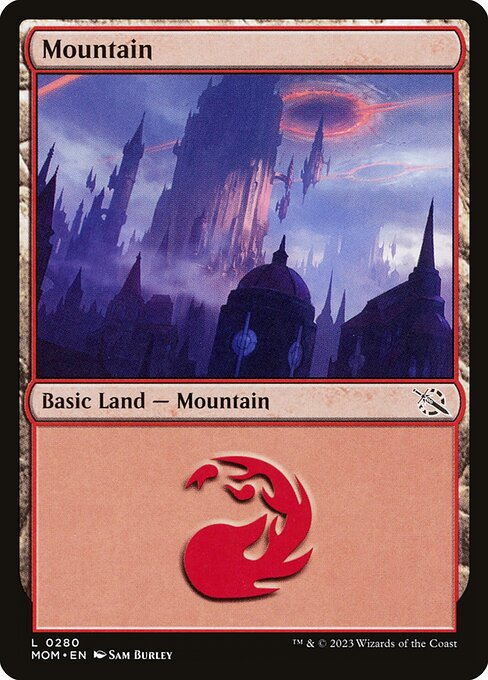 MTG Mountain MOM 280 Regular Foil