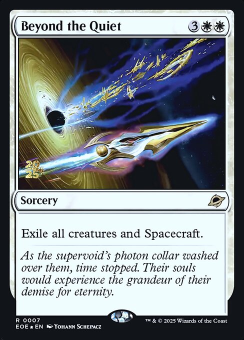 MTG Beyond the Quiet PEOE 007s Prerelease Foil