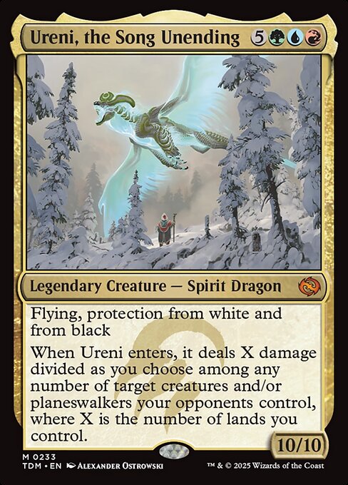 MTG Ureni, the Song Unending TDM 233 Regular Foil