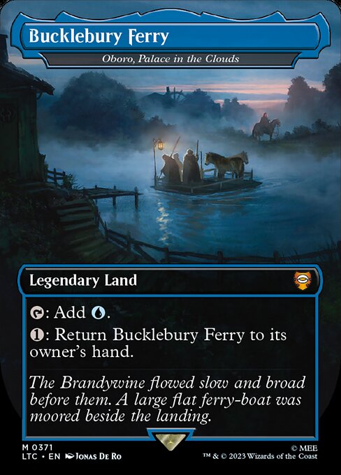 MTG Oboro, Palace in the Clouds LTC 371 Showcase Ring Nonfoil