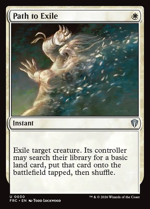 MTG Path to Exile FRC 030 Standard Nonfoil front