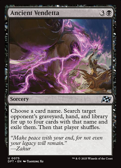 MTG Ancient Vendetta DFT 075 Regular Foil