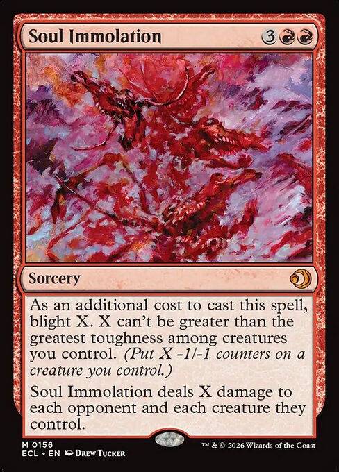 MTG Soul Immolation ECL 156 Regular Nonfoil