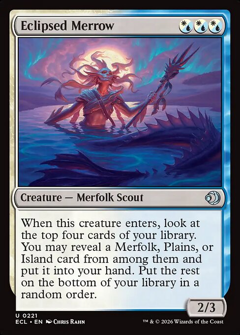 MTG Eclipsed Merrow ECL 221 Regular Foil