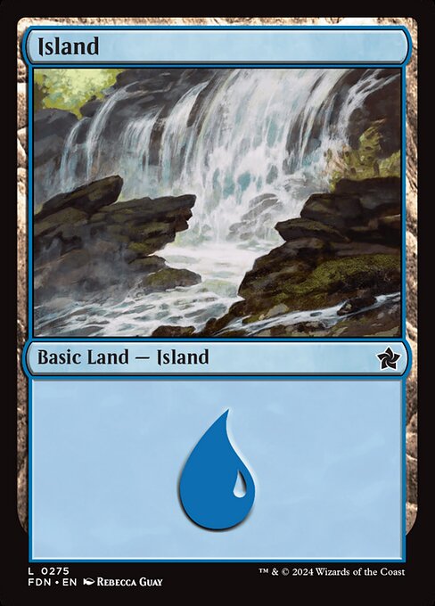 MTG Island FDN 275 Regular Nonfoil