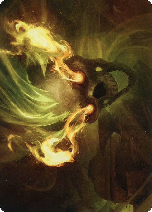 MTG Flameskull AAFR 014 Art Card