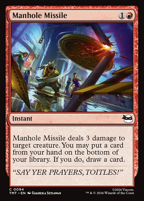 MTG Manhole Missile TMT 094 Regular Foil