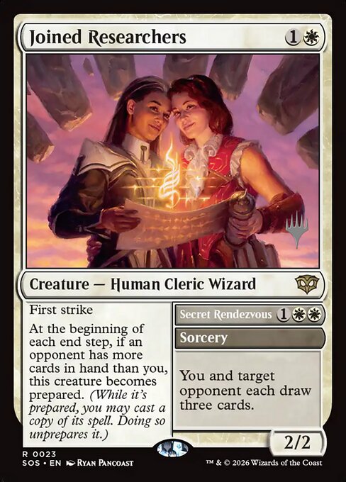 MTG Joined Researchers // Secret Rendezvous PSOS 023P Promo Pack Nonfoil