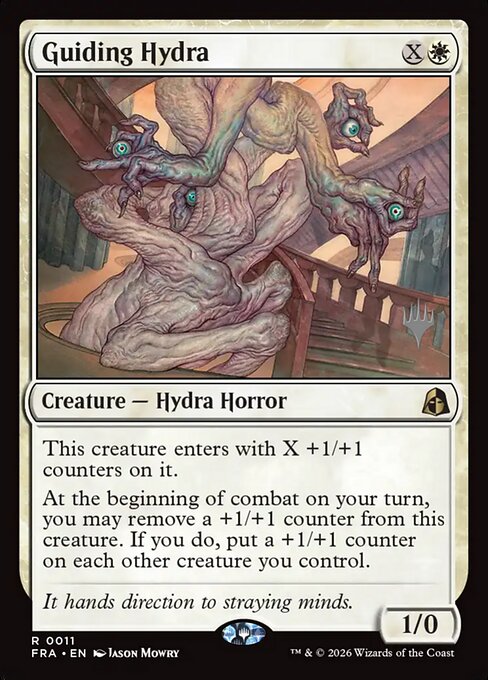 MTG Guiding Hydra PFRA 011P Promo Pack Nonfoil front