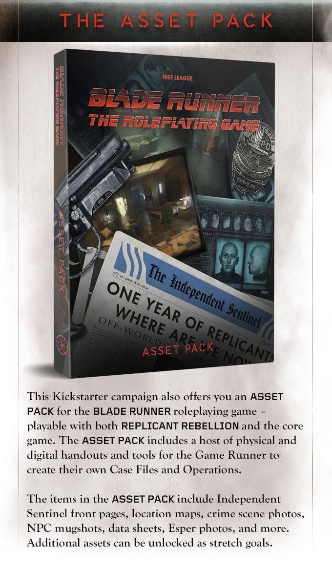 Blade Runner RPG - Rebellion Bundle Kickstarter Delivery
