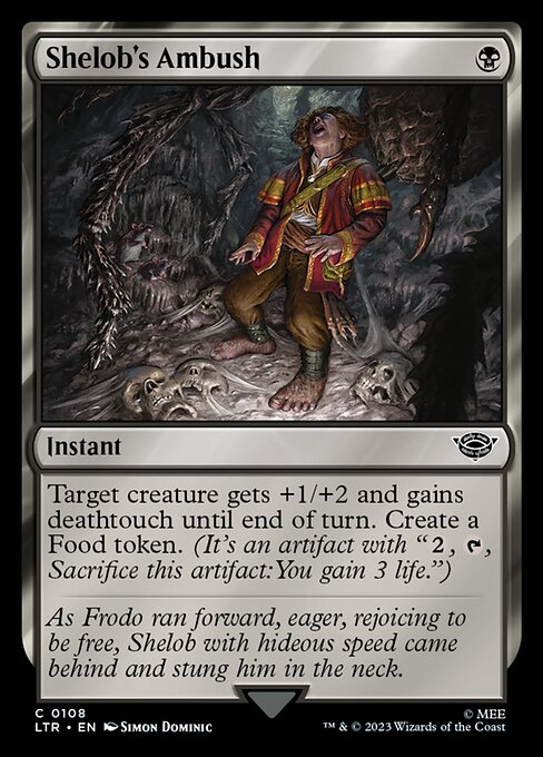 MTG Shelob's Ambush LTR 108 Regular Foil
