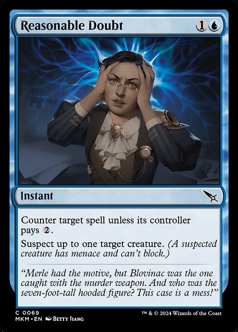 MTG Reasonable Doubt MKM 069 Regular Foil