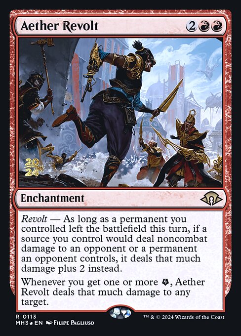 MTG Aether Revolt PMH3 113s Prerelease Foil