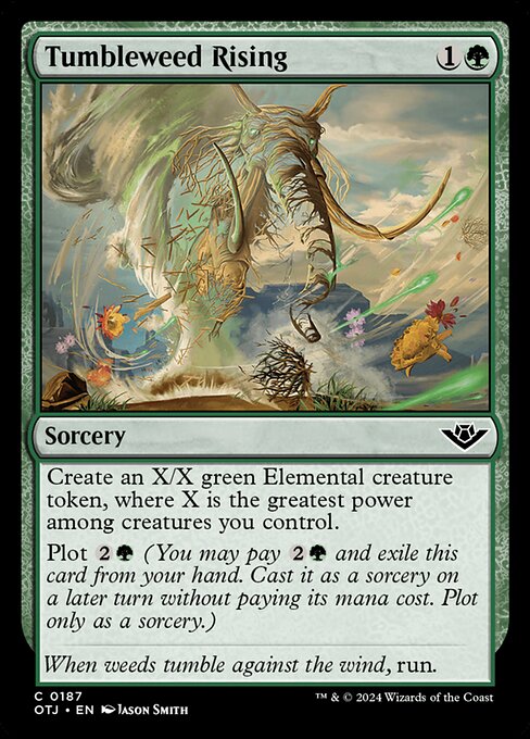 MTG Tumbleweed Rising OTJ 187 Regular Foil