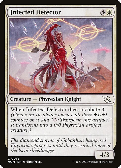 MTG Infected Defector MOM 018 Regular Foil