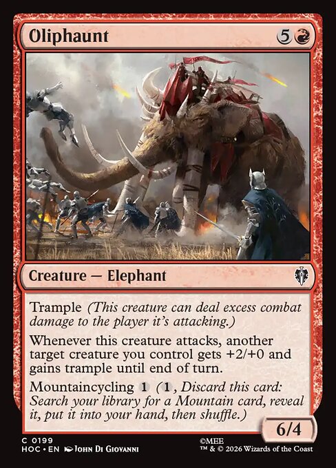 MTG Oliphaunt HOC 199 Regular Nonfoil