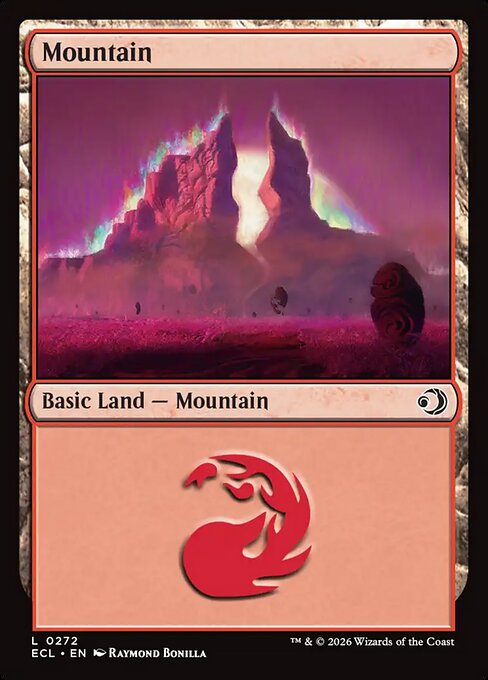 MTG Mountain ECL 272 Regular Nonfoil