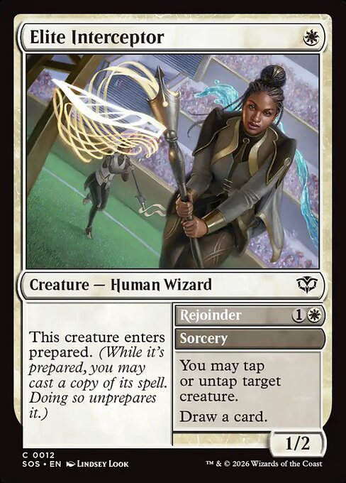 MTG Elite Interceptor // Rejoinder SOS 012 Regular Foil