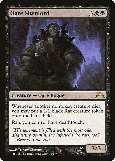 MTG Ogre Slumlord GTC 074 Regular Foil