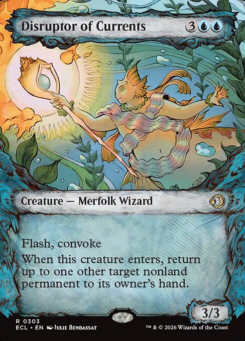 MTG Disruptor of Currents ECL 303 Borderless Foil