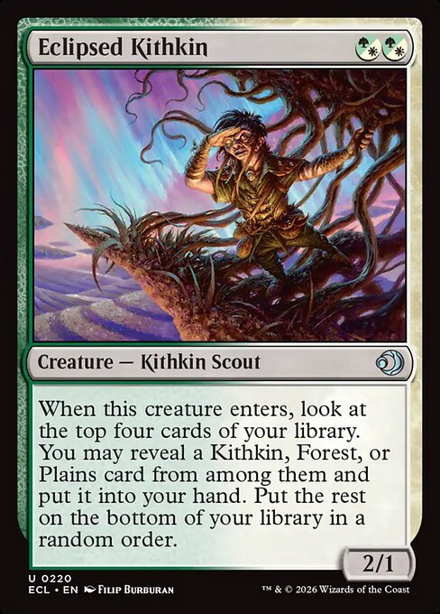 MTG Eclipsed Kithkin ECL 220 Regular Foil