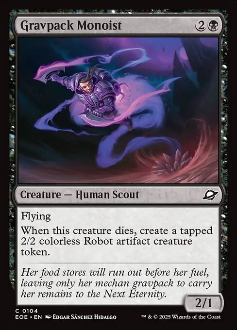 MTG Gravpack Monoist EOE 104 Regular Nonfoil