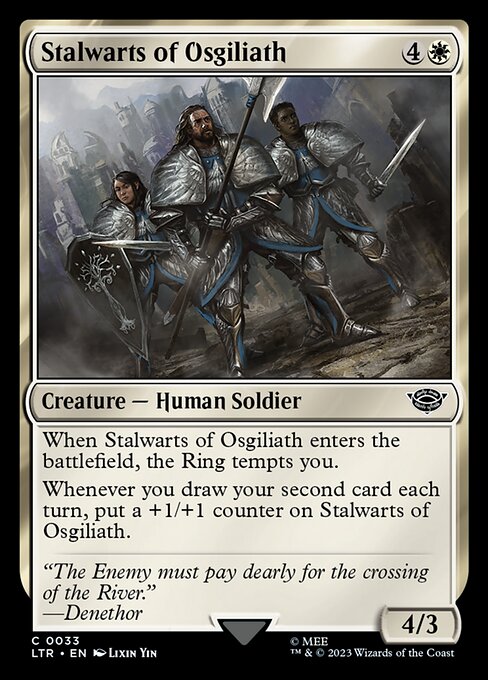 MTG Stalwarts of Osgiliath LTR 033 Regular Foil