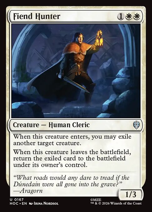 MTG Fiend Hunter HOC 167 Regular Foil