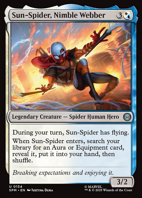 MTG Sun-Spider, Nimble Webber SPM 154 Regular Nonfoil