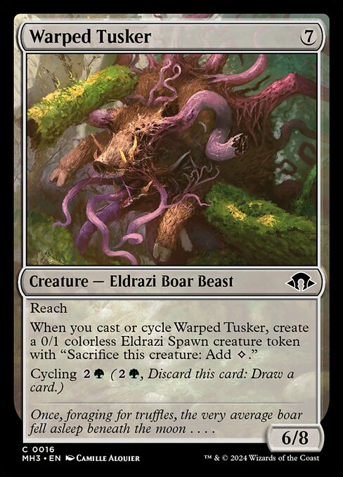 MTG Warped Tusker MH3 016 Regular Foil