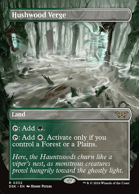 MTG Hushwood Verge DSK 332 Borderless Foil