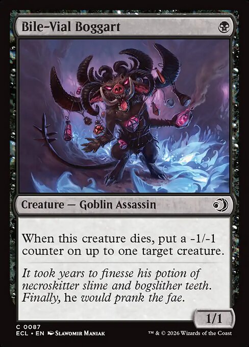 MTG Bile-Vial Boggart ECL 087 Regular Foil
