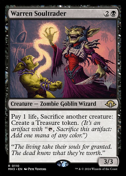 MTG Warren Soultrader PMH3 110p Promo Pack Foil