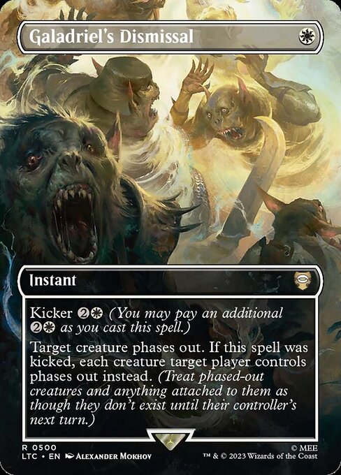 MTG Galadriel's Dismissal LTC 500 Showcase Ring Nonfoil