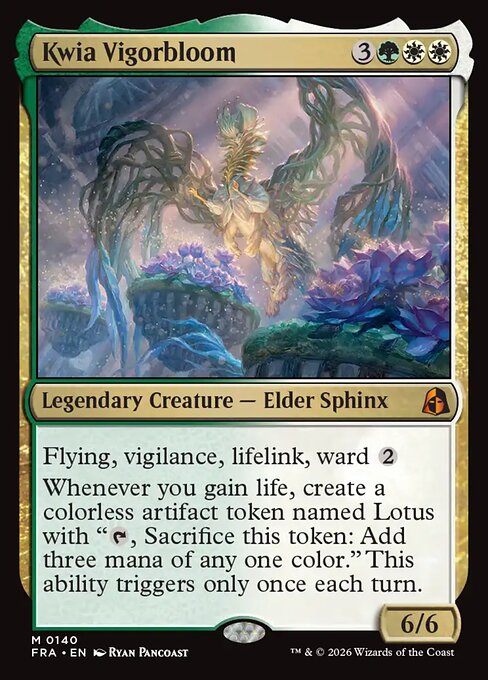 MTG Kwia Vigorbloom FRA 140 Standard Foil front