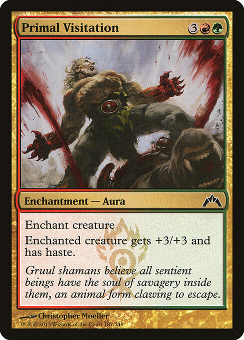 MTG Primal Visitation GTC 187 Regular Foil