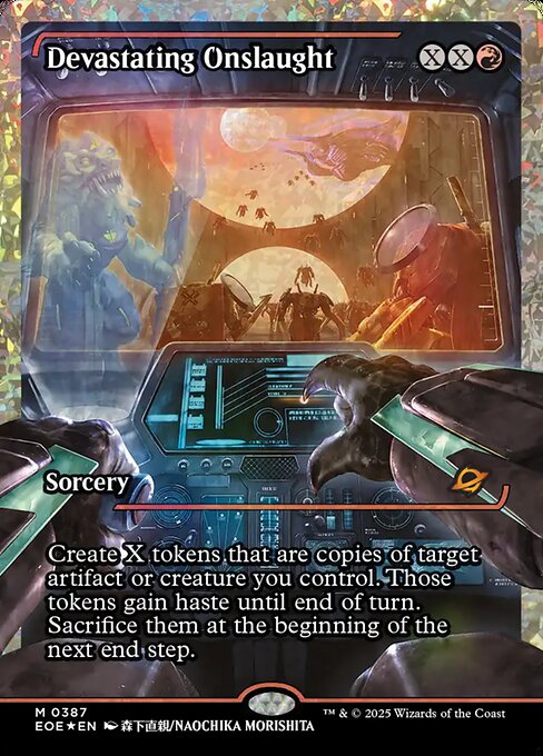 MTG Devastating Onslaught EOE 387 Japan Showcase Fracture Foil