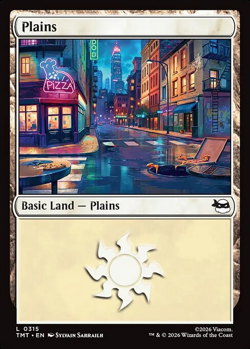 MTG Plains TMT 315 Basic Land Foil