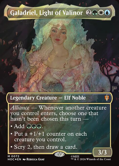 MTG Galadriel, Light of Valinor HOC 072 Regular Foil