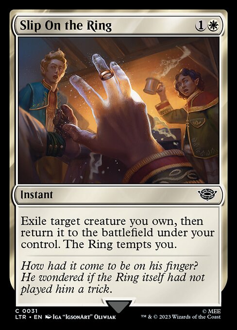 MTG Slip On the Ring LTR 031 Regular Foil