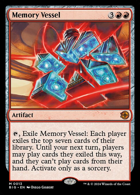 MTG Memory Vessel BIG 013 Regular Nonfoil