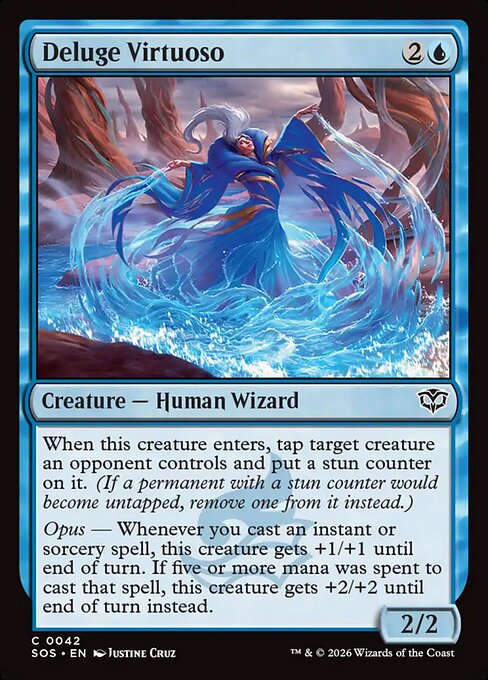 MTG Deluge Virtuoso SOS 042 Regular Nonfoil