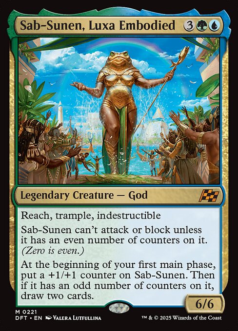 MTG Sab-Sunen, Luxa Embodied DFT 221 Regular Nonfoil