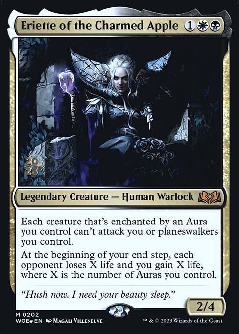 MTG Eriette of the Charmed Apple PWOE 202s Prerelease Foil